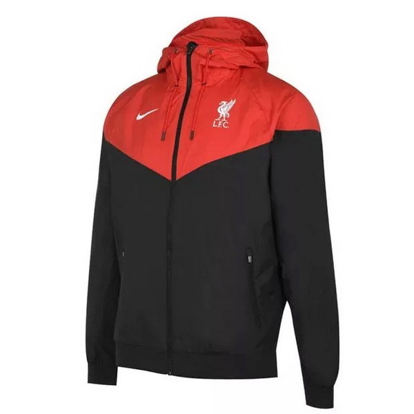 Windjacke Liverpool 2020-21 Schwarz Fussballtrikots Günstig